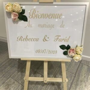 TABLEAU DE BIENVENUE MARIAGE/FIANÇAILLES