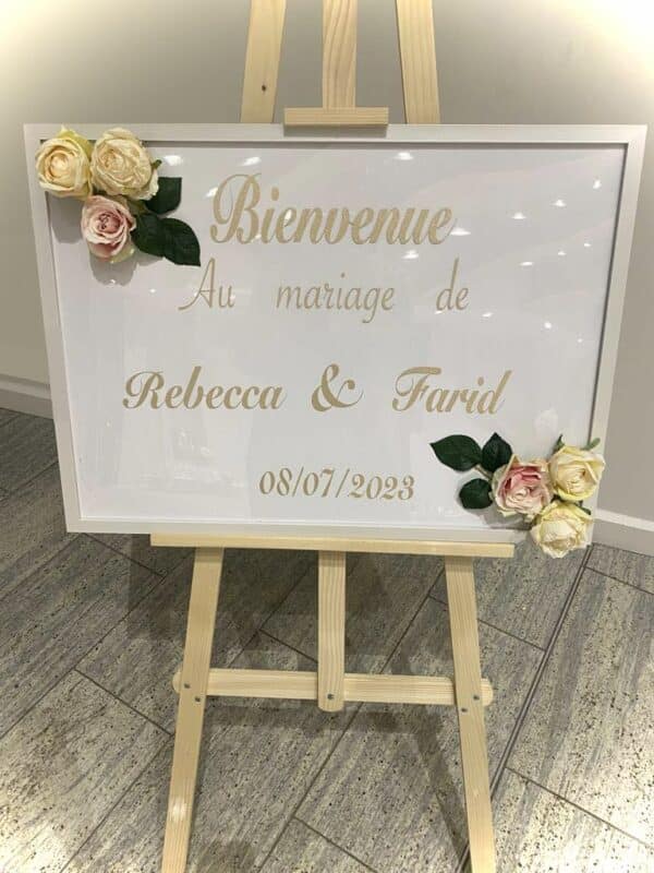 TABLEAU DE BIENVENUE MARIAGE/FIANÇAILLES