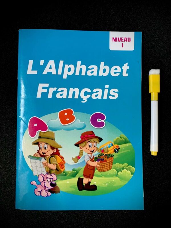 Livre – J’écris et j’efface pour apprendre l’Alphabet