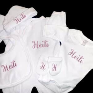 Coffret Pyjama Bébé VELOURS: Douce Nuit (5 pièces)