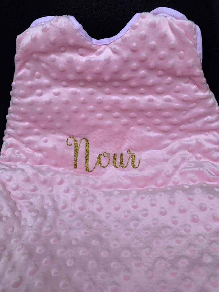 Combinaison Gigoteuse Bébé Personnalisée Avec Prénom - Modèle Petit Lapin à Capuche - Taille 0 à 18 Mois