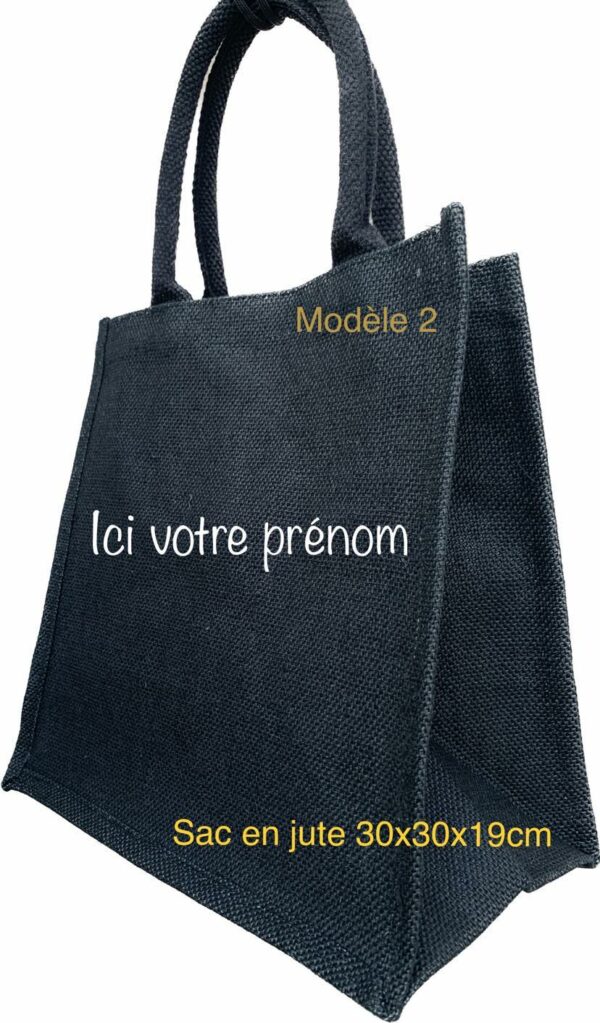 Sac en toile de jute personnalisé