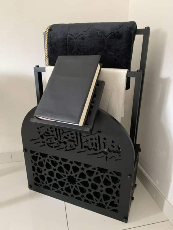 porte tapis de prière et coran